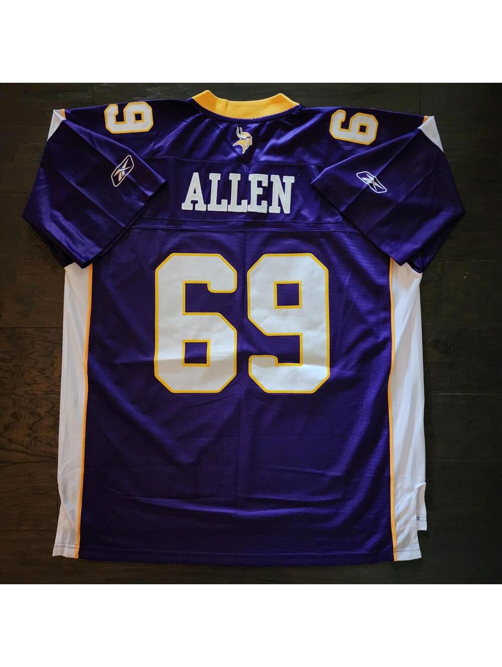 Minnesota Vikings Jared Allen #69 Reebok Jersey XL Purple